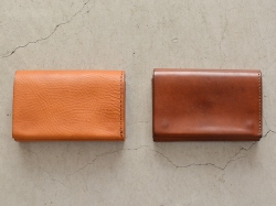 マチ付き二つ折り財布(GS-16)　アンバーエイジング