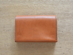 マチ付き二つ折り財布(GS-16)　アンバー