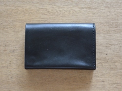マチ付き二つ折り財布(GS-16)　ブラック