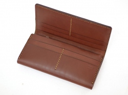 カード収納に強い長財布(WL-56)　チョコ