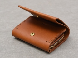 二つ折りミニ財布(GS-64)　ホックボタン