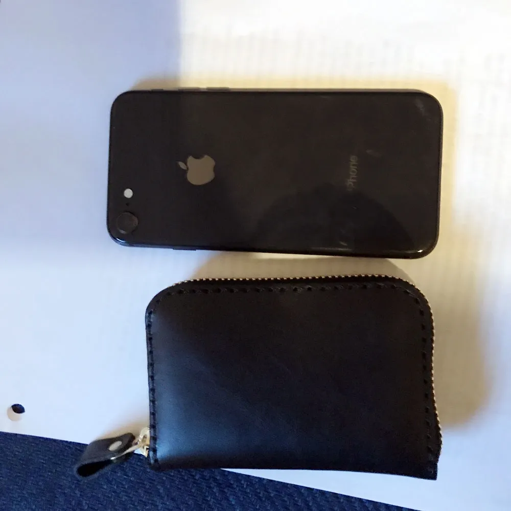 HERZ コンパクト財布(KK-59) ブラック 手のひらサイズで収納力抜群のコンパクト財布 / 革鞄のHERZ