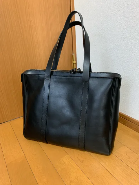 HERZ ヘルツ T-140 トートバッグ ブラック HERZ ヘルツ T-140 トートバッグ ブラック 本革・レザートート