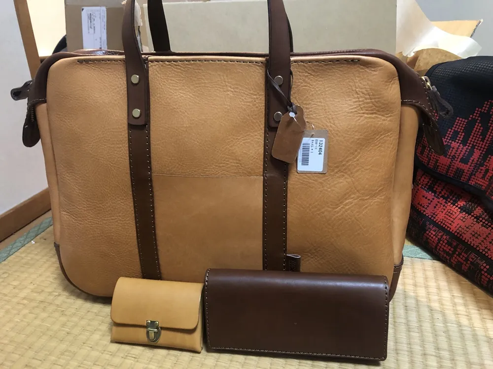 HERTZ ブラウン レザー ビジネスバッグ HERTZ レザー ビジネスバッグ ブラウン サイズL 春の新生活に