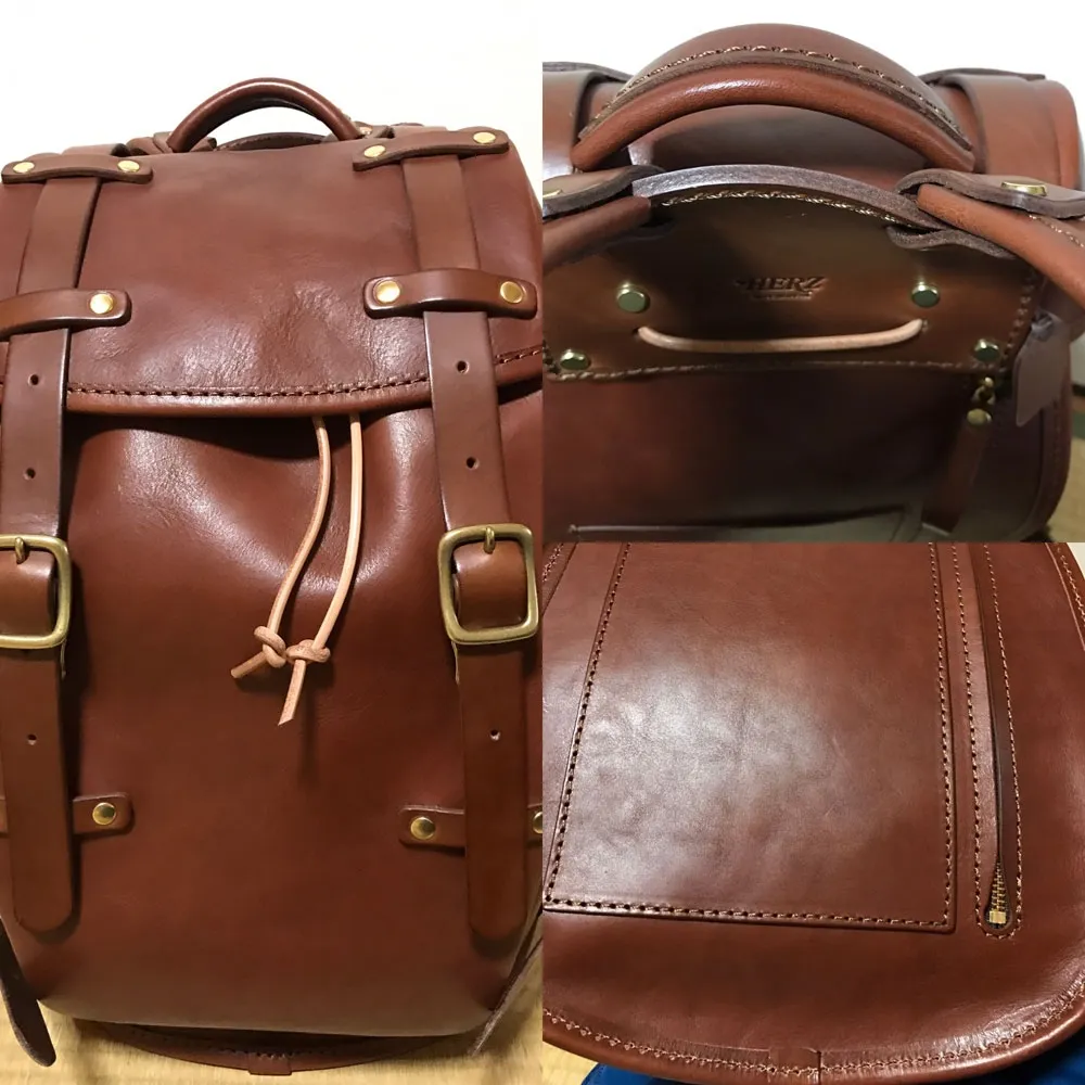 a*f様 ヘルツ HERZ リュックサック　バックパック　レザーバッグ herz_bag ラップリュック(R-36)のご紹介