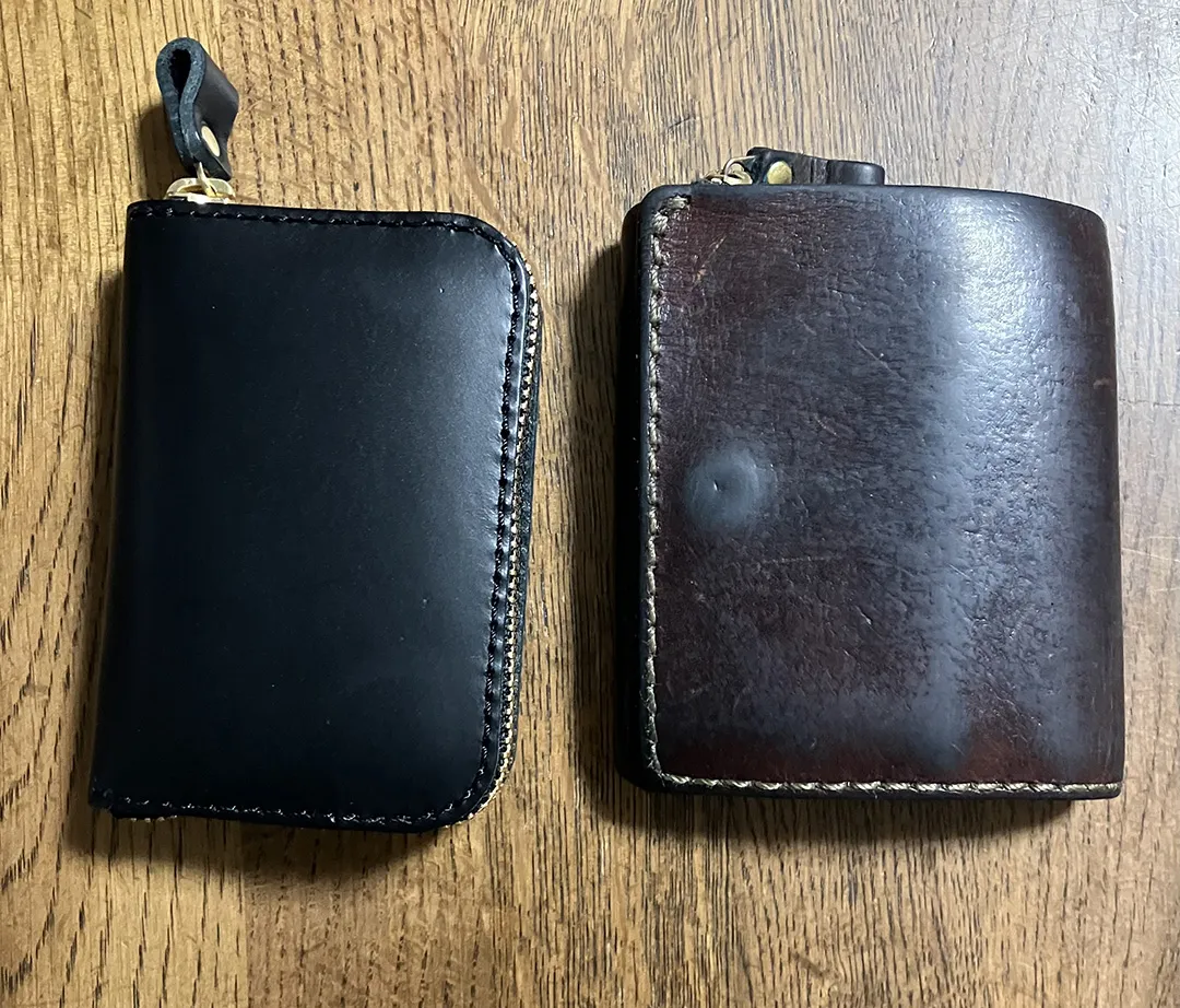 HERZ ヘルツ 小型二つ折り コンパクト レザー 財布 チョコ WS-64 ソフトレザーを使用したコンパクトで使いやすい二つ折り財布