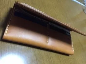 Herz フラップロングウォレット お札とカード入れ専用のフラップロングウォレット / 革鞄のHERZ