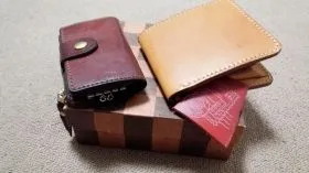 HERZ レターウォレット 2つ折り財布 HERZ レターウォレット 2つ折り財布 イタリアンレザーで作った