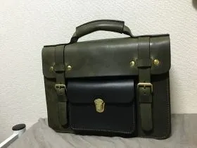 ✨高品質✨HERZ 学生鞄風 2WAY ビジネスバッグ 飽きずに長く使える学生鞄風の2way本革ビジネスバッグ / 革鞄のHERZ