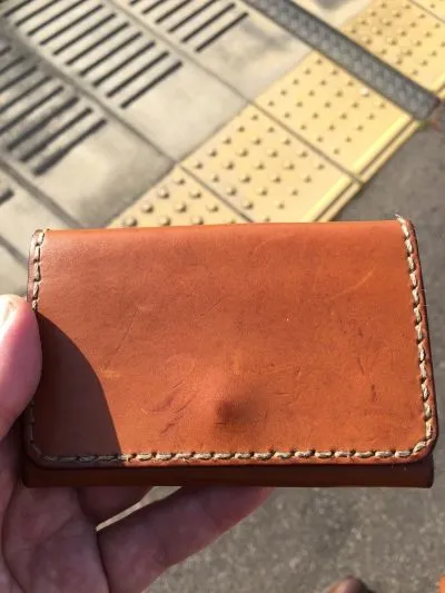 スタンダードで長く使える本革レザー名刺入れ / 革鞄のHERZ