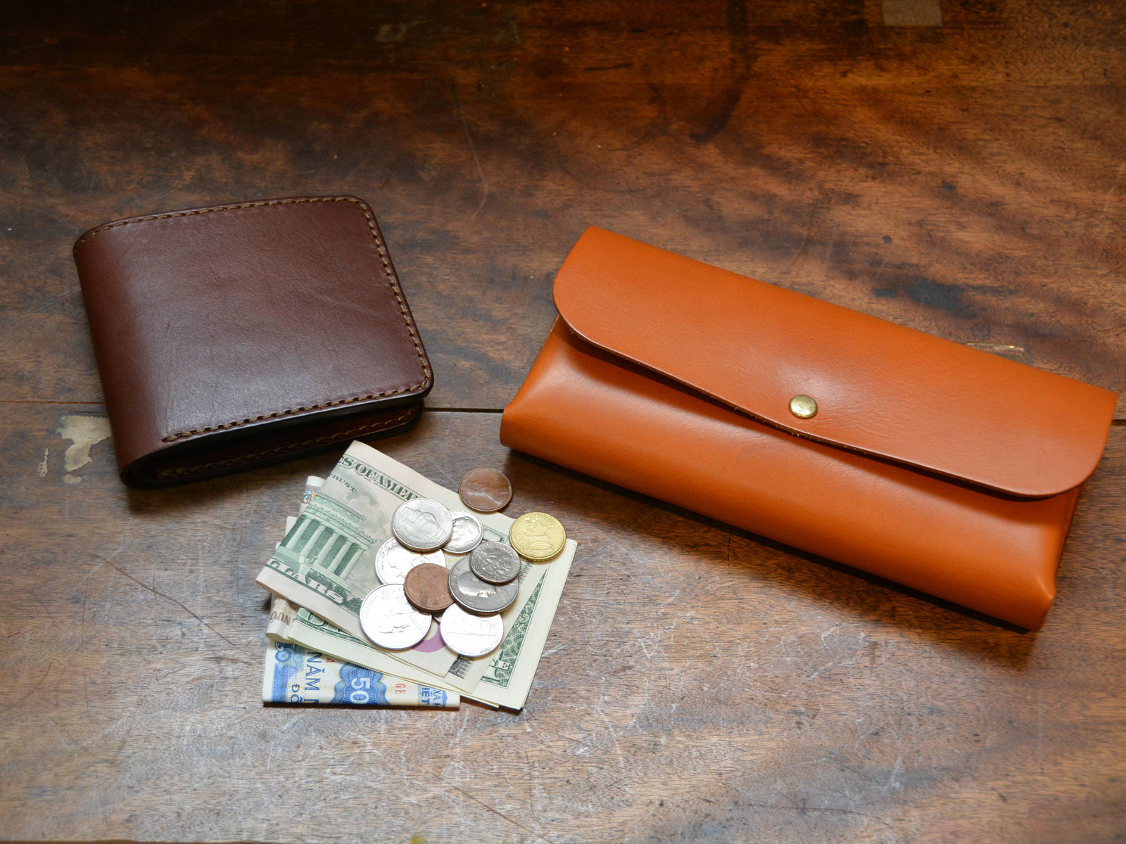 HERZ WL-2ダブルフラップ長財布 　　　　[LUI］ 本のように開くカードポケットで大容量の長財布 / 革鞄のHERZ