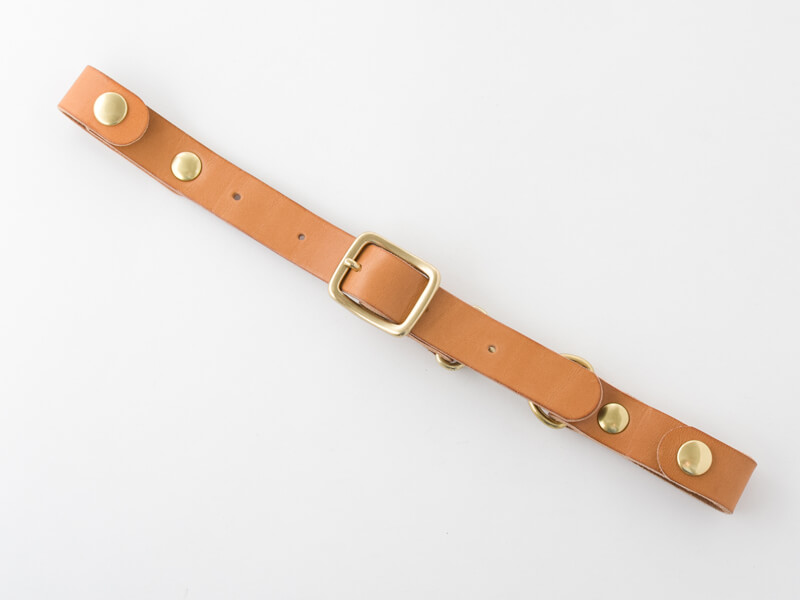 クッション付リュックストラップ用チェストベルト(KO-2) キャメル