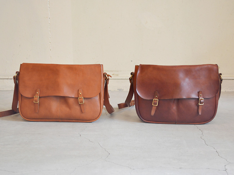トラッドなフィッシングバッグをイタリア革で上品に仕上げました / 革