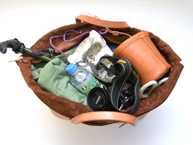 大きな巾着型レジャーバッグ(NKT-2)　Lサイズ収納1