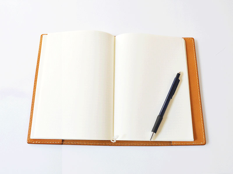 ノートカバー(KB-4-L)　L　収納j例