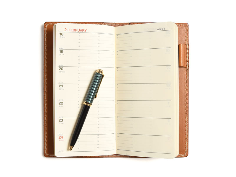 手帳カバー(KB-48)　タイプ2収納