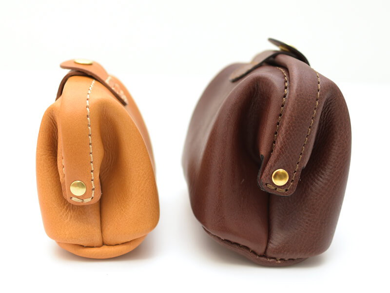 HERZ ヘルツ　日本製 ガマ口ポーチ ブラック　レザー HERZ ヘルツ 日本製 ガマ口ポーチ ブラック レザー HERZ ヘルツ 日本製