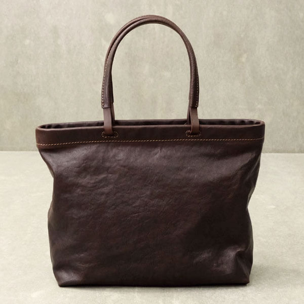 ヘルツ オルガン ファスナー式 肩掛けトートバッグ A4収納 肩掛け ブラック A4ファイル対応で仕事にも使えるファスナー肩掛けトート / 革鞄のHERZ