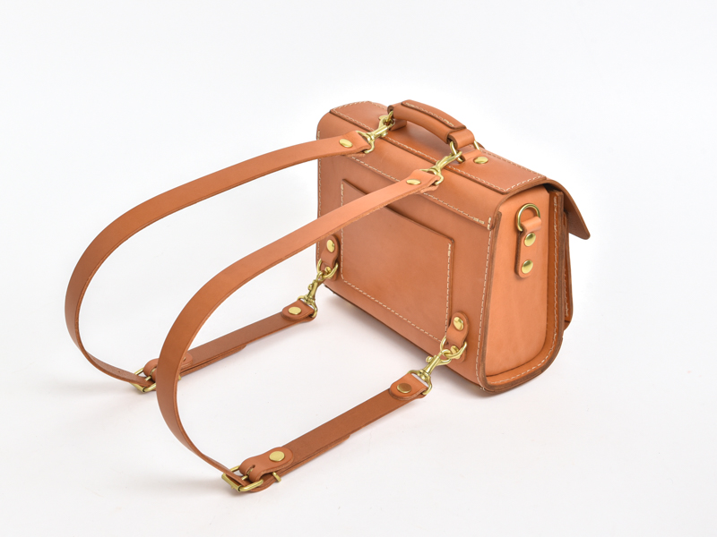 一本ベルト3wayミニサッチェルバッグ(ASB-2538)　リュック仕様