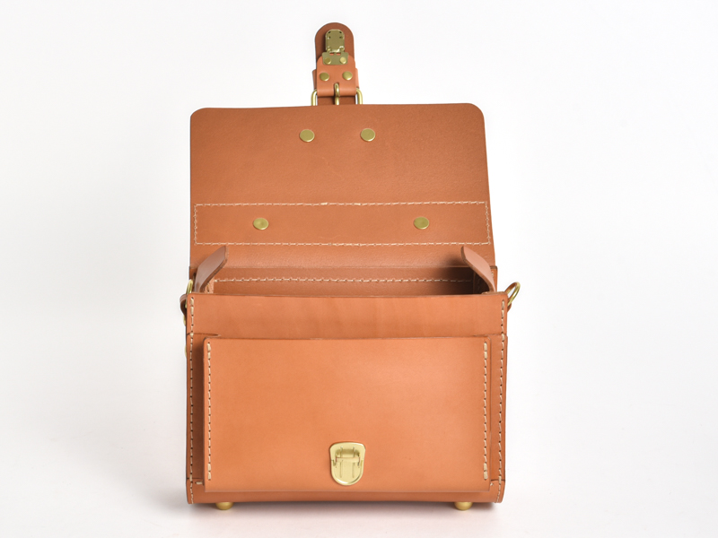 一本ベルト3wayミニサッチェルバッグ(ASB-2538)　オープン