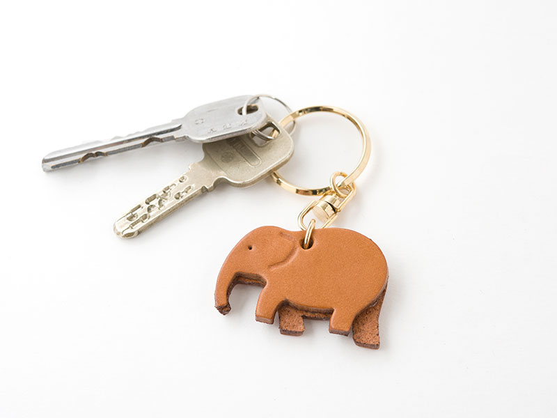 キーホルダー・ゾウさん(KE-201)　使用例