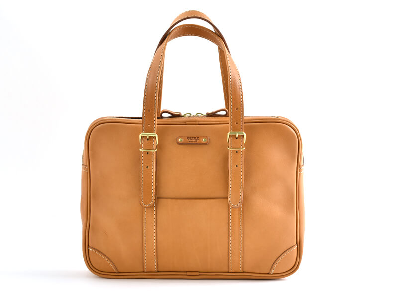 カジュアルスタイルにも合う肩掛け二本手ビジネスバッグ / 革鞄のHERZ