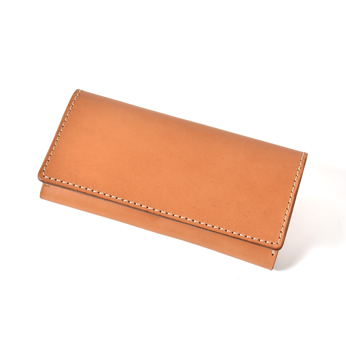 お札とカード入れ専用のフラップロングウォレット / 革鞄のHERZ(ヘルツ