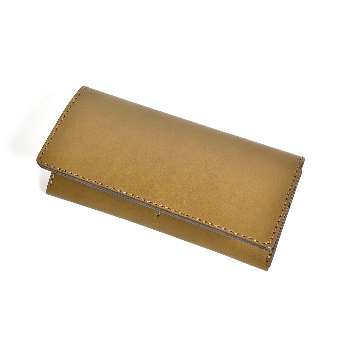 お札とカード入れ専用のフラップロングウォレット / 革鞄のHERZ(ヘルツ