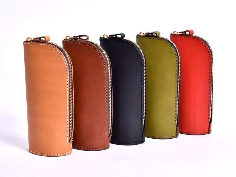 しっかりと自立する縦型のスタンドペンケース / 革鞄のHERZ(ヘルツ しっかりと自立する縦型のスタンドペンケース / 革鞄のHERZ(ヘルツ