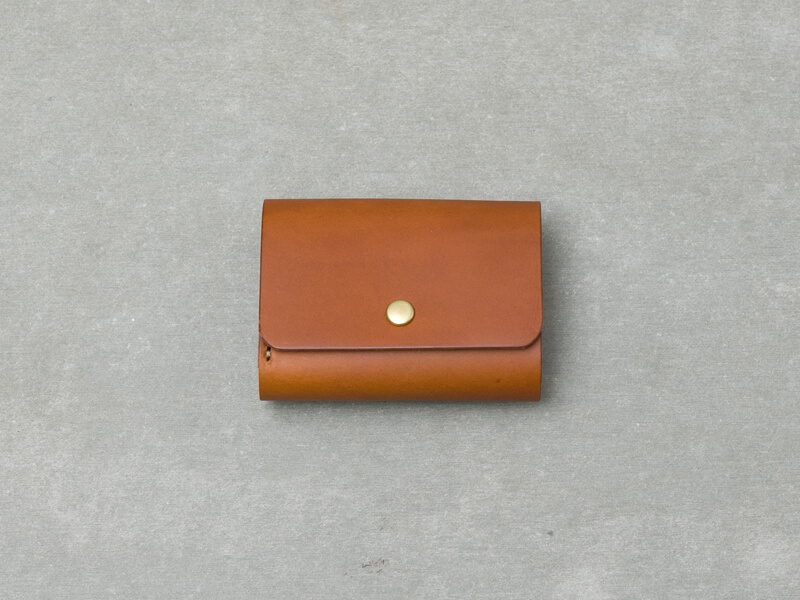 イタリアンレザーで作ったミニマルでコンパクトな財布 / 革鞄の