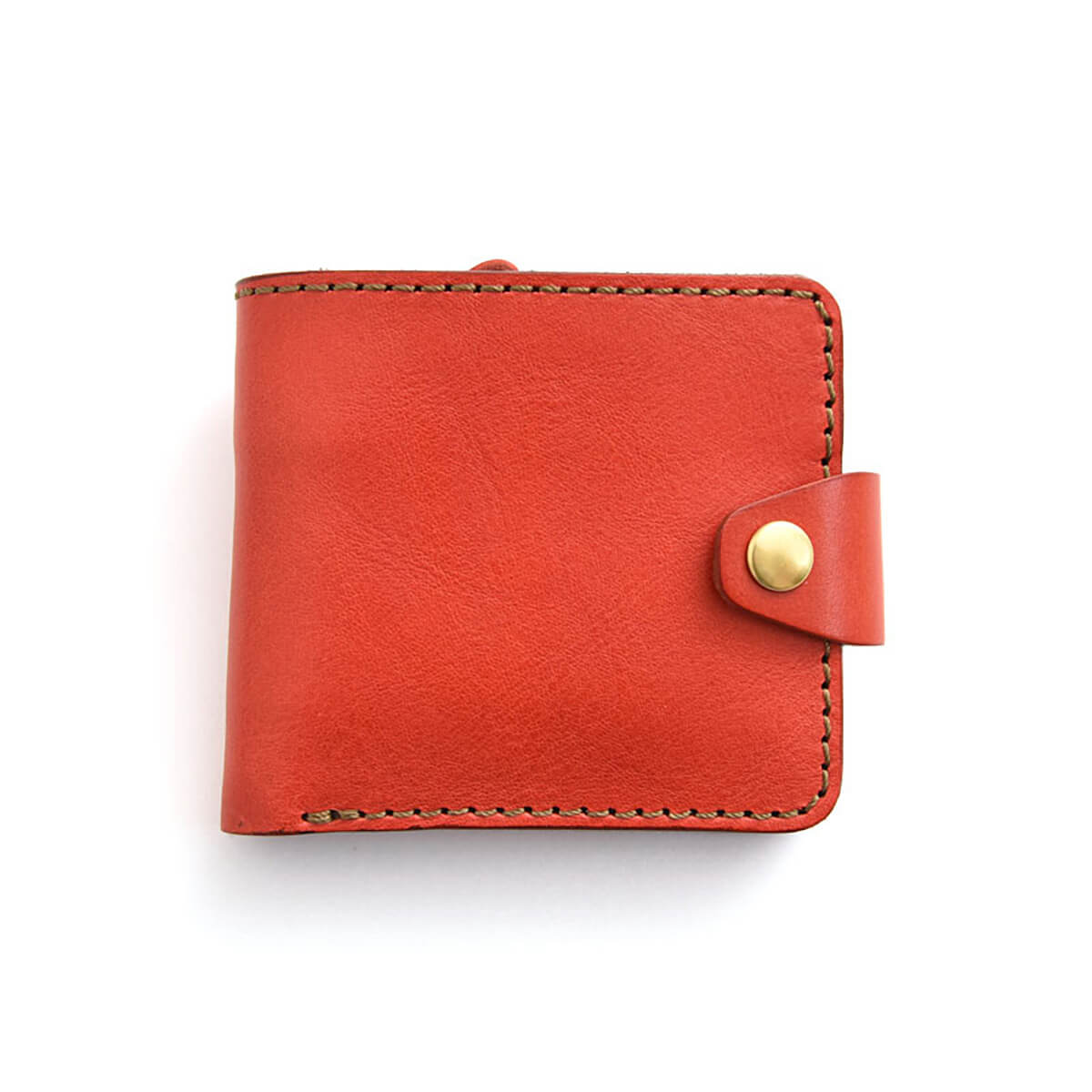 コインケースが脱着できるユニークな二つ折り財布 / 革鞄のHERZ(ヘルツ