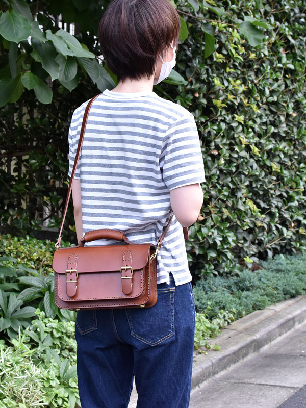 二本ベルトの2wayミニバッグ(CW-67)　レディース斜め掛け