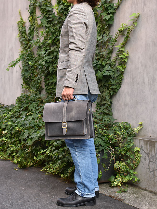 1本ベルト3wayビジネスバッグ(NSB-160) メンズブラック手持ち