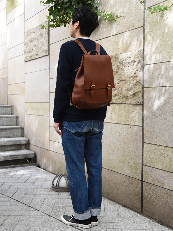 カヌーバッグ(SP-2021)　メンズチョコ着用