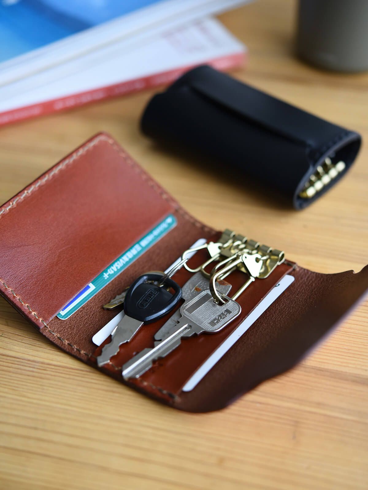 41型 NOBEL ケース本革 護身用 【入手困難品】【激レア】 カード型キーケース Kachan Noblessa