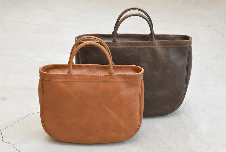 ヘルツ　HERZ トートバッグ　ブラウン HERZ ヘルツ レザー トートバッグ ブラウン - 中古 - なんでも