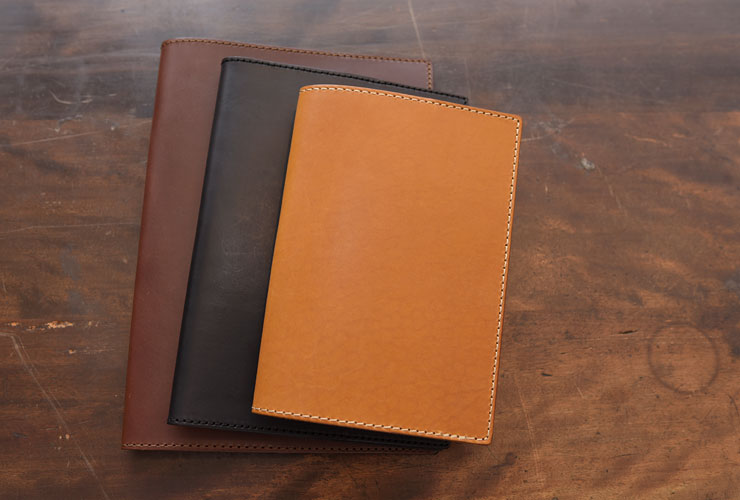 HERZ レザー 本革 ノートカバー B5サイズ 赤 中古 受注製作品「B5正寸サイズ」本革手帳カバー ご納期：約2週間程度での完成ご出荷予定です-手作り革雑貨 ブラン・クチュール本店 公式サイト