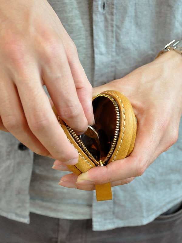 まん丸小銭入れ(KK-36)　使用例