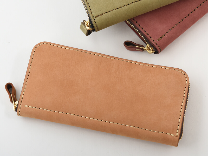 ヌバック特別仕様・ファスナー長財布(NSA-17)　イメージ