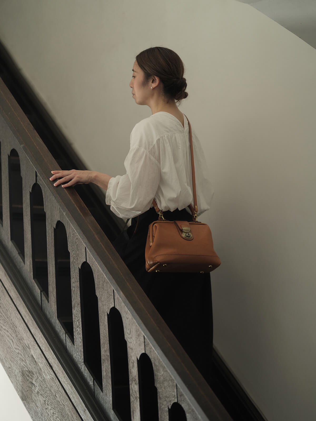 4wayバッグとしても使えるボナールハンドバッグ / 革鞄のHERZ(ヘルツ