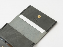 【数量限定】スミクロ馬革のパクパクコインケース(NSA-60)　カードポケット