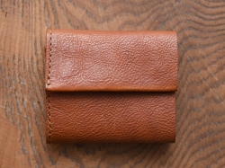 三つ折り小型財布(GS-44)　アンバー