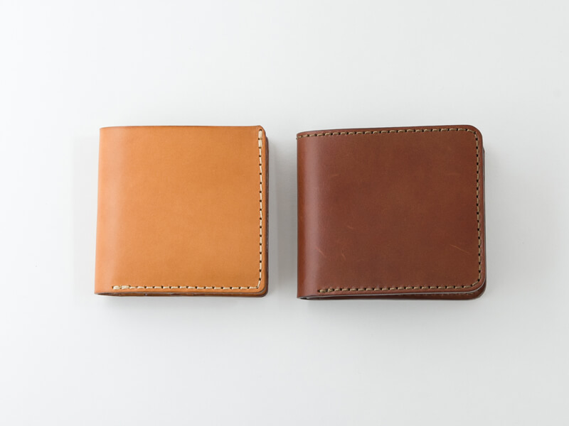 コンパクトにまとめた多収納な二つ折り財布「革鞄のHERZ(ヘルツ)公式通販」