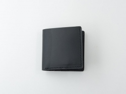 二つ折り財布(WS-4) ブラック