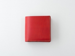 二つ折り財布(WS-4) レッド