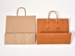 革紙袋(T-5)　紙袋との比較2
