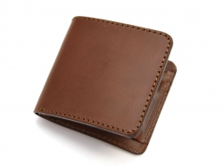 二つ折り財布(WS-8)　チョコ