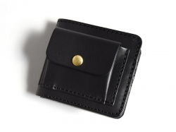 二つ折り財布(WS-7)　ブラック