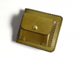 二つ折り財布(WS-7)　グリーン