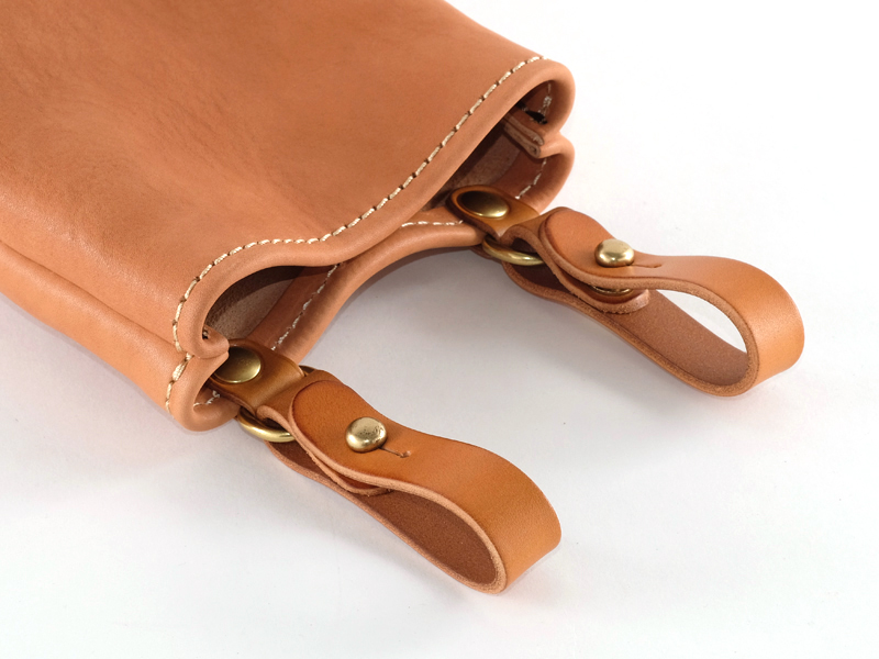 人気の腰袋ベルトポーチを極厚ソフトレザーで作った特別仕様「革鞄の 